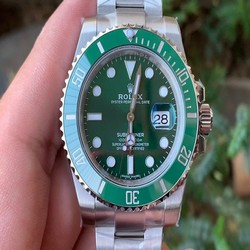 SUBMARINER 116610 LV GREEN CERAMIC 904L STEEL VSF 1:1 BEST EDITION VS3135