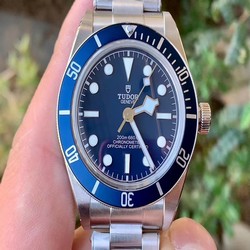 BLACK BAY FIFTY EIGHT 39MM SS ZF 1:1 BEST EDITION BLUE DIAL ON SS BRACELET A2824