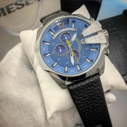 Diesel Black Strap Chrono Cheif Blue Dial