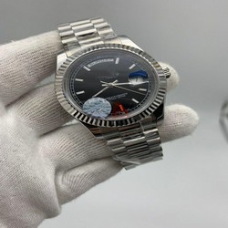 Roler Data Blacl Dial Solid Steel