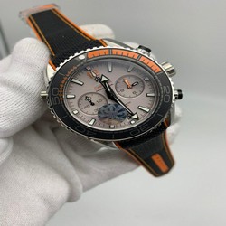 Om Seamaster Orange White Dial Chrono