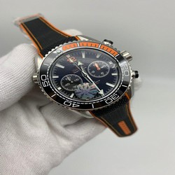 Om Seamaster Black Orange Chrono