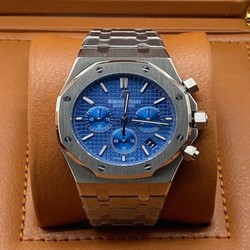 Audemars Piguet Blue Dial Chrono High Version on SS Strap