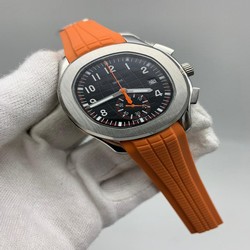 PP Aquanaut Orange Rubber Strap