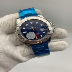 Rolers Data Blue Dial Solid Steel
