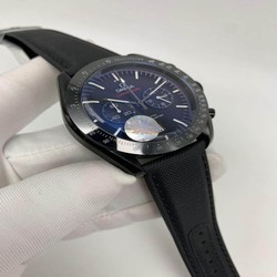 Omega Seamaster Blue Dial Full Black