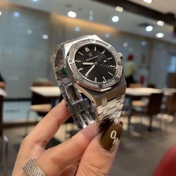 Audemars Piguet Royal Oak 38mm Silver Black Dial