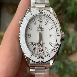 OMG0695A - Planet Ocean 600M 39.5mm SS/SS White VSF A8800