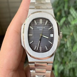 Nautilus 5711/1A PPF 1:1 Best Edition Grey Textured Dial on SS Bracelet 324CS V4