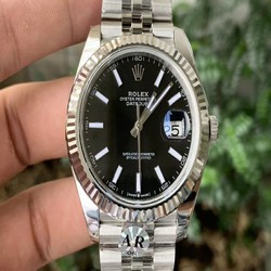 New DateJust 41 126334 ARF 1:1 Best Edition 904L Steel Black Dial on Jubilee Bracelet A2824