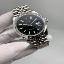 Rolers Black Dial Solid Steel Juble Straps