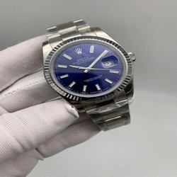 Rolex Datejust Blue Dial SS Strap