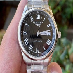 LON033D - Longines Master Moonphase SS/SS Black/Rome GSF A899