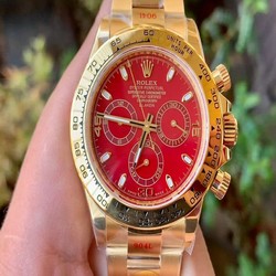 Rolex Daytona 116508LN YG/YG Red 904L Noob V4 A4130