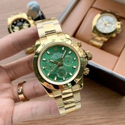 Rolex Daytona Green Dial on GG Bracelet