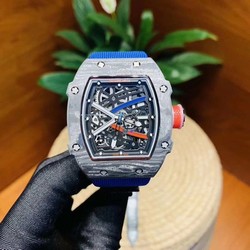 RM 67-02 High Jump Skeleton Dial on Blue Nylon Strap 6T51