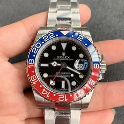 Rolex GMT Master II 126719 BLRO Red/Blue Ceramic 316L Steel GMF