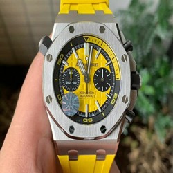 AP0331 - Royal Oak Offshore Diver Chrono SS/RU Yellow JF A3126