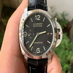 PAM312 R VSF 1:1 Best Edition on Black Leather Strap P.9000 Super Clone V2