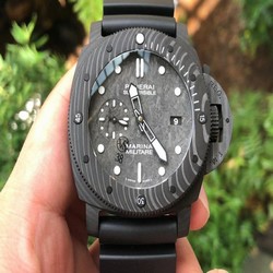 PAM979 Carbotech VSF Best Edition Carbon Dial on Rubber Strap P.9010 Clone