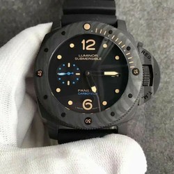 PAM616 Special Edition Forged Carbon XF Best Edition on Black Rubber Strap P.9000