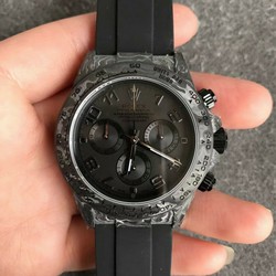 Daytona DIW Carbon OMF Best Edition Black/Black Dial on Black Leather Strap A4130