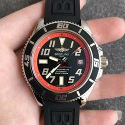 Breitling SuperOcean II 42mm SS/RU Blk/Red ZF Asia 2836