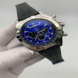 Breitling Avenger Blue Dial High Version on Black Rubber Strap