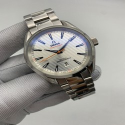 Omega Seamaster White Dial on Steel Strap
