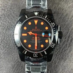 ROLSUB0321 - Blaken Submariner Date Black PVD/SS V6F A2824