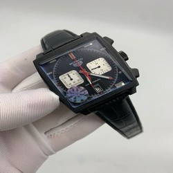 Tag Heuer Monaco Black Dial Chrono