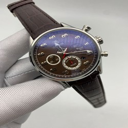 Tag Heuer Brown Dial Chrono on Brown Leather Strap