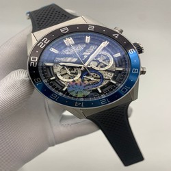 Tag Heuer Black Blue Skeleton