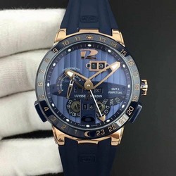 Executive El Toro YG TWA 1:1 Best Edition Blue Dial on Blue Rubber Strap Asian UN-32
