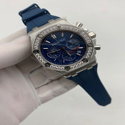 Audemars Piguet Royal Oak 38mm Blue Dial Rubber Strap