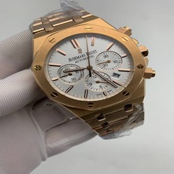 Audemars Piguet Royal Aok White Dial Chrono High Version