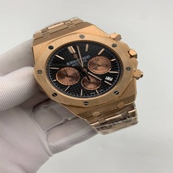 Audemars Piguet Royal Oak Chrono Gold Black Dial Gold Chrono