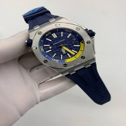 Audemars Piguet Blue Dial Diver High Version Rubber Strap