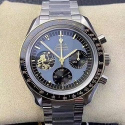 Speedmaster 50th Anniversary of The Moon Landing 1:1 Best Edition on SS Bracelet Manual Winding Chrono Movement