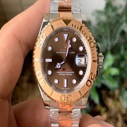 Rolex Yacht Master 126621 SS/RG GMF 1:1 Best Edition Brown Dial on SS/RG Bracelet SA3235