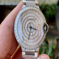 Cartier Ballon Gold Case Diamond 42mm Diam SS/SS