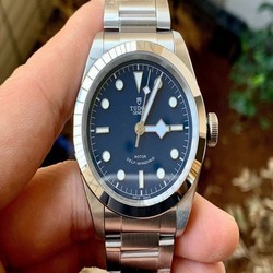 Black Bay 41 LF 1:1 Best Edition Blue Dial on SS Bracelet A2824