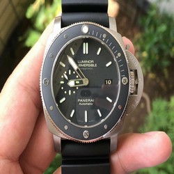 PAM389 O VSF 1:1 Best Edition on Black Rubber Strap P.9000 Super Clone V2